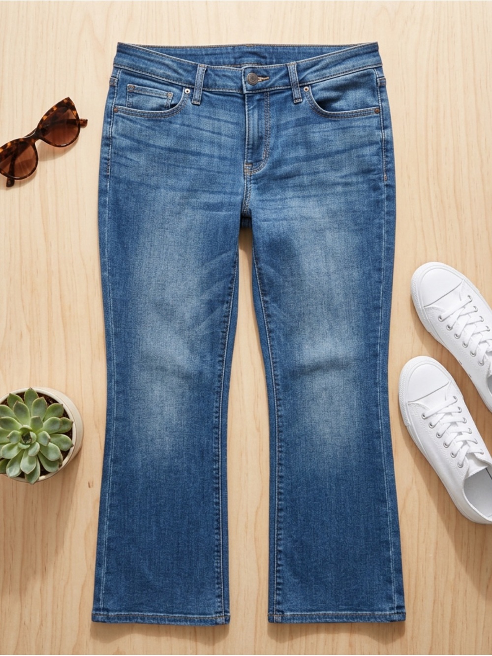Sonoma Goods For Life Boot Cut Medium Wash Jeans - Size 8S